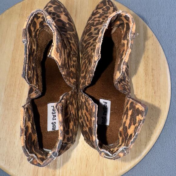 Not Rated Tarim Block Heel Ankle Bootie Animal Print Women’s Size 10 US - Picture 6 of 8
